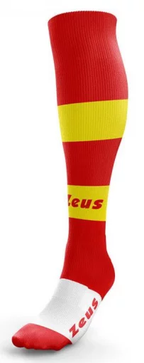 Гетри Zeus CALZA PARMA червоний, жовтий, білий Чол 40-46