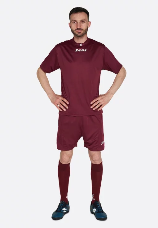 Форма (шорты + футболка) Zeus KIT PROMO бордовий Діт XXXS