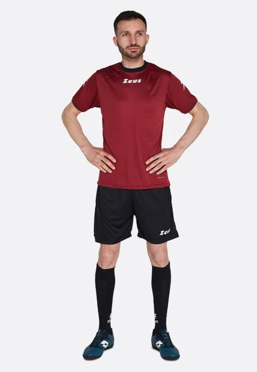 Футболка Zeus SHIRT MIDA бордовий, чорний Чол M